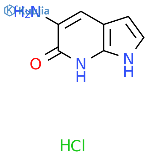 5-Amino-6-hydroxy-7-azaindole structure
