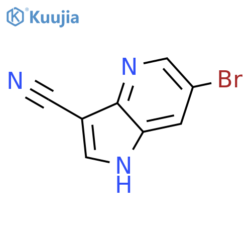 6-Bromo-1H-pyrrolo[3,2-b]pyridine-3-carbonitrile structure