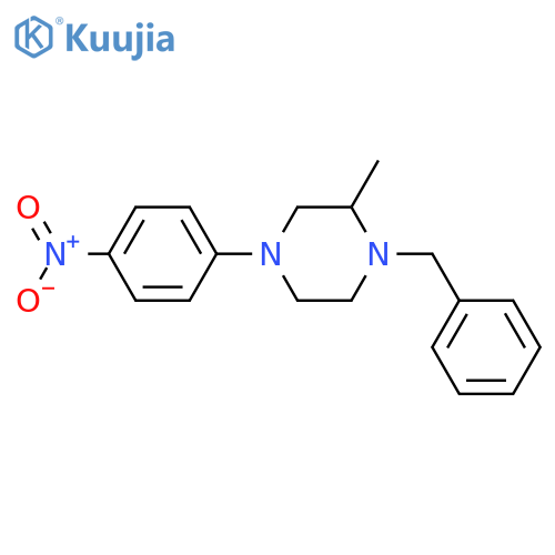 (R)-1-Benzyl-2-methyl-4-(4-nitrophenyl)piperazine structure