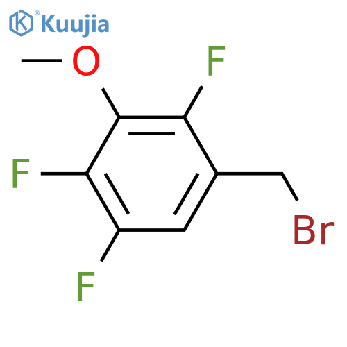 1-(bromomethyl)-2,4,5-trifluoro-3-methoxybenzene structure