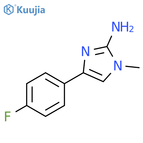 1H-Imidazol-2-amine, 4-(4-fluorophenyl)-1-methyl- structure