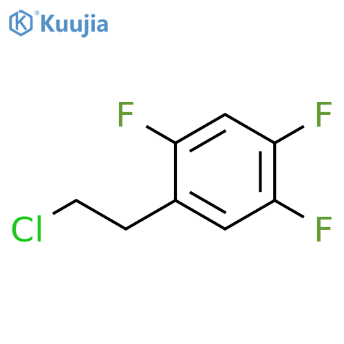 1-(2-chloroethyl)-2,4,5-trifluorobenzene structure