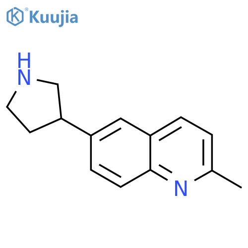 2-methyl-6-(pyrrolidin-3-yl)quinoline structure