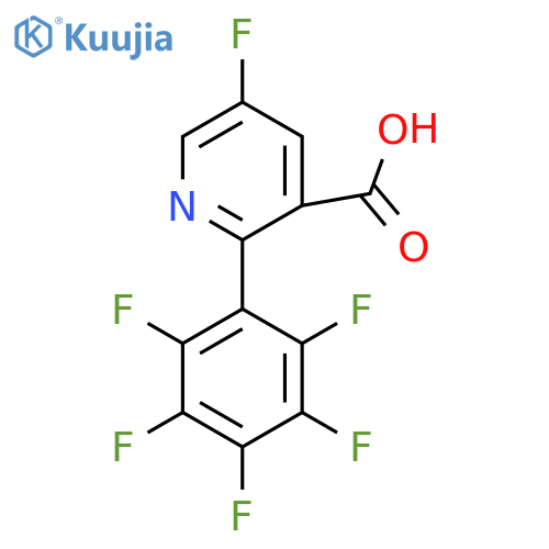 5-Fluoro-2-(perfluorophenyl)nicotinic acid structure