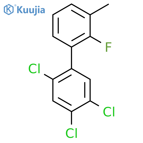 2'-Fluoro-3'-methyl-2,4,5-trichlorobiphenyl structure