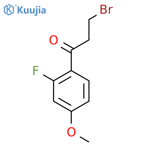 3-Bromo-2'-fluoro-4'-methoxypropiophenone structure