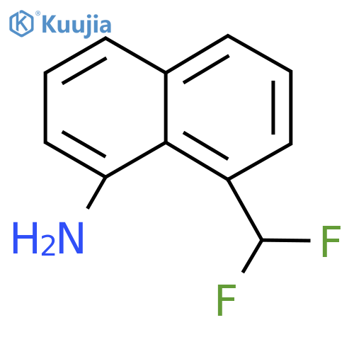 1-Amino-8-(difluoromethyl)naphthalene structure