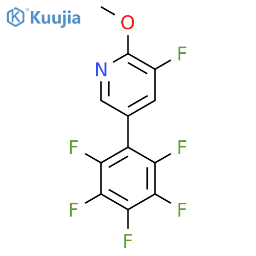 3-Fluoro-2-methoxy-5-(perfluorophenyl)pyridine structure