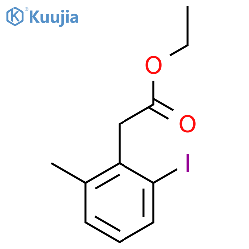 Ethyl 2-iodo-6-methylphenylacetate structure
