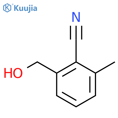 2-(Hydroxymethyl)-6-methylbenzonitrile structure