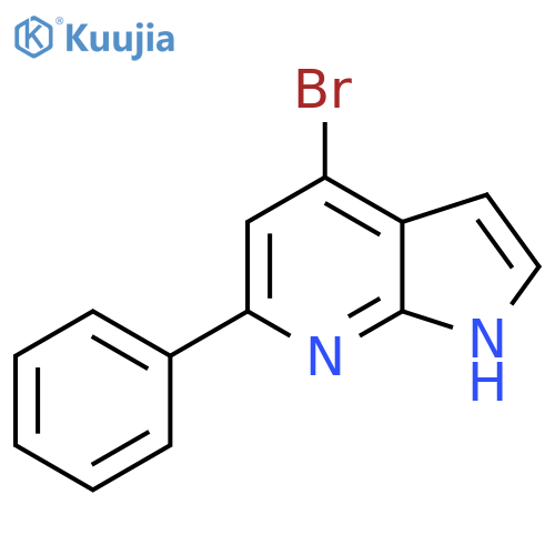 4-Bromo-6-phenyl-1H-pyrrolo[2,3-b]pyridine structure