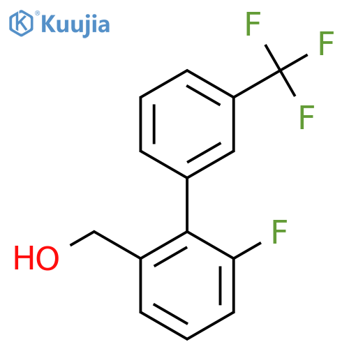 6-Fluoro-3'-(trifluoromethyl)biphenyl-2-methanol structure