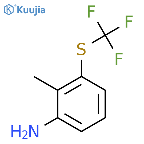 2-Methyl-3-(trifluoromethylthio)aniline structure