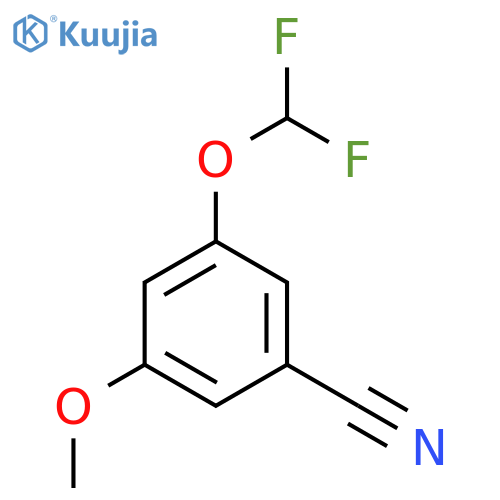 3-Cyano-5-(difluoromethoxy)anisole structure