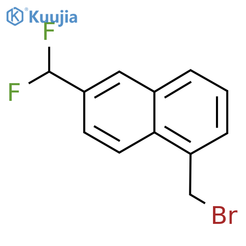 5-(Bromomethyl)-2-(difluoromethyl)naphthalene structure