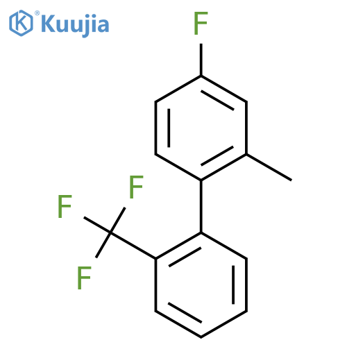 4-Fluoro-2-methyl-2'-(trifluoromethyl)biphenyl structure