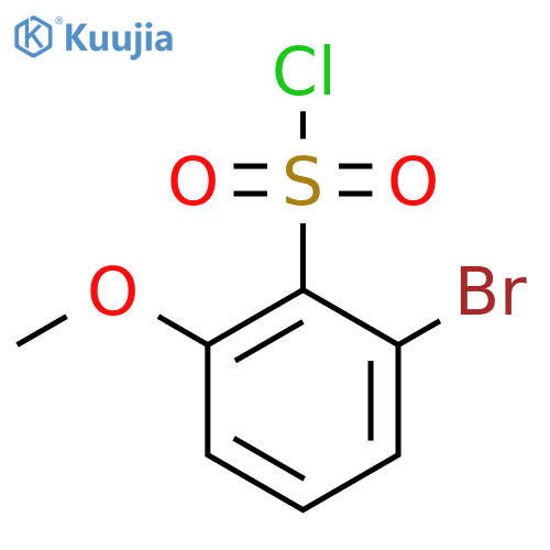 2-bromo-6-methoxybenzene-1-sulfonyl chloride structure