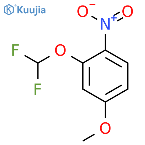 2-(DIFLUOROMETHOXY)-4-METHOXY-1-NITROBENZENE structure