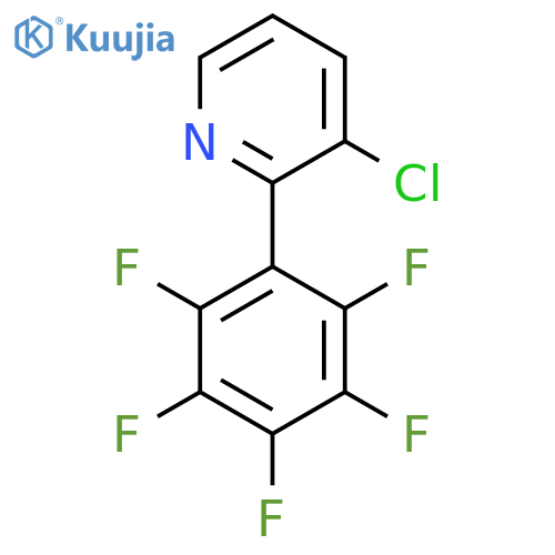 3-Chloro-2-(perfluorophenyl)pyridine structure