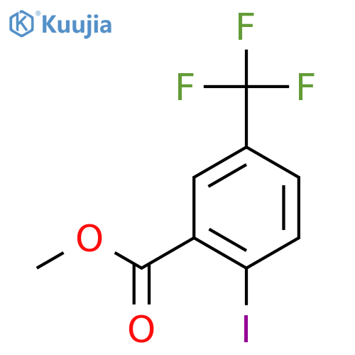 Methyl 2-iodo-5-(trifluoromethyl)benzoate structure
