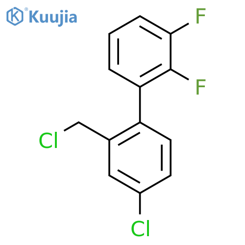 4'-Chloro-2'-chloromethyl-2,3-difluorobiphenyl structure