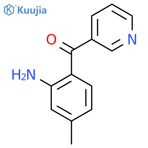 3-(2-Amino-4-methylbenzoyl)pyridine structure