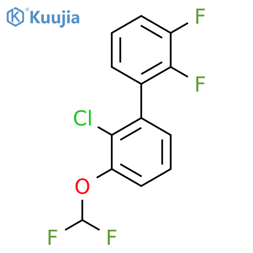 2'-Chloro-2,3-difluoro-3'-(difluoromethoxy)biphenyl structure