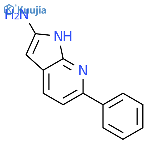 2-Amino-6-phenyl-1H-pyrrolo[2,3-b]pyridine structure