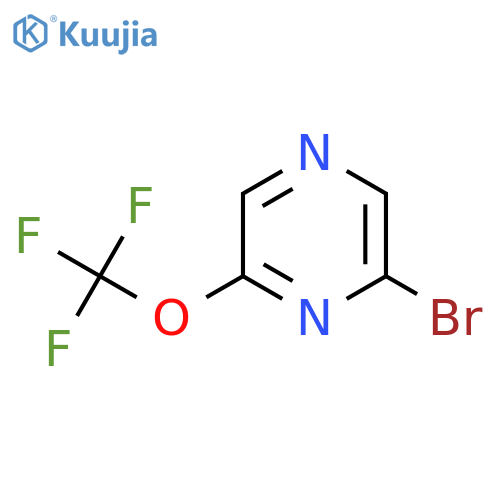 2-Bromo-6-(trifluoromethoxy)pyrazine structure