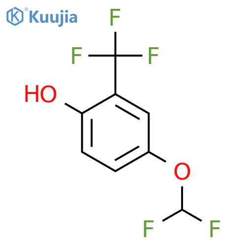 4-(Difluoromethoxy)-2-(trifluoromethyl)phenol structure