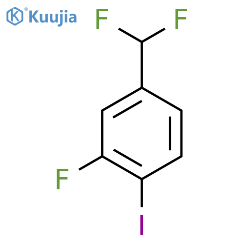 2-Fluoro-4-(difluoromethyl)iodobenzene structure