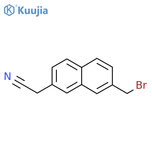 2-(Bromomethyl)naphthalene-7-acetonitrile structure