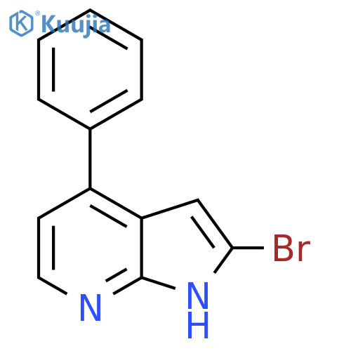 2-Bromo-4-phenyl-1H-pyrrolo[2,3-b]pyridine structure
