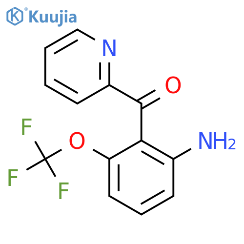 2-(2-Amino-6-(trifluoromethoxy)benzoyl)pyridine structure