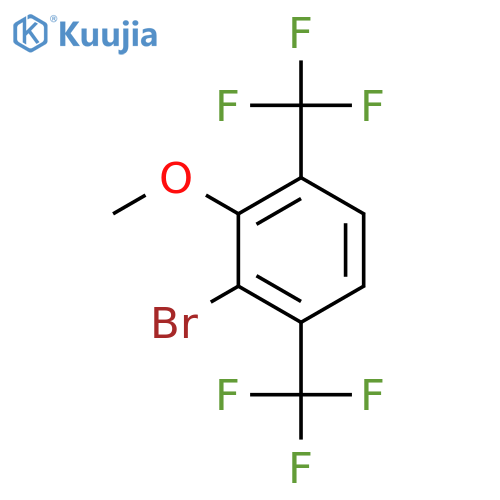 2-Bromo-3,6-bis(trifluoromethyl)anisole structure