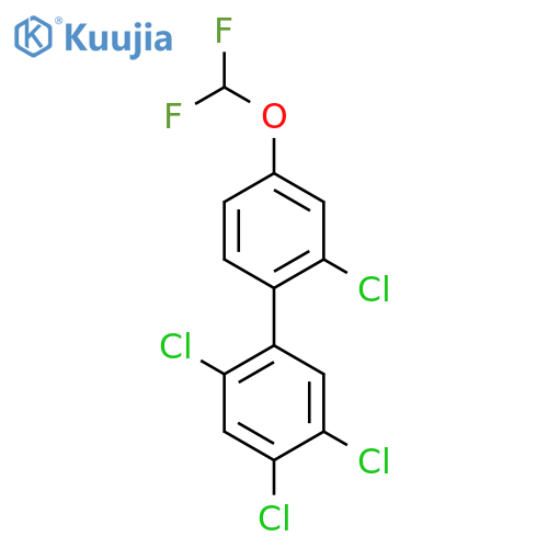 4'-Difluoromethoxy-2,4,5,2'-tetrachlorobiphenyl structure