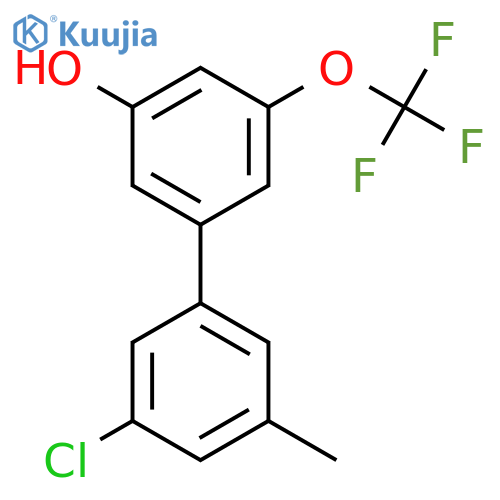 5-(3-Chloro-5-methylphenyl)-3-trifluoromethoxyphenol structure