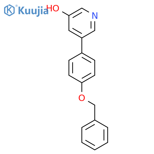 5-(4-Benzyloxyphenyl)-3-hydroxypyridine structure