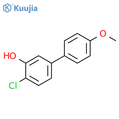 2-Chloro-5-(4-methoxyphenyl)phenol structure