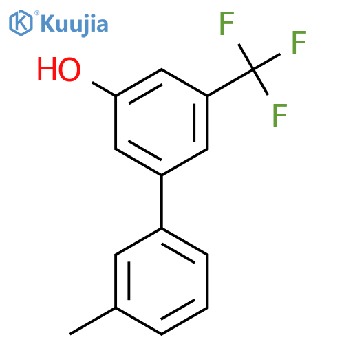 5-(3-Methylphenyl)-3-trifluoromethylphenol structure