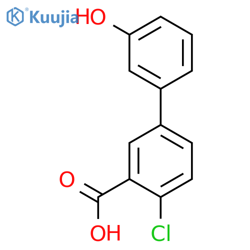 3-(3-Carboxy-4-chlorophenyl)phenol structure