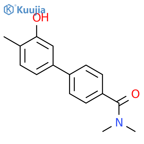 5-[4-(N,N-Dimethylaminocarbonyl)phenyl]-2-methylphenol structure