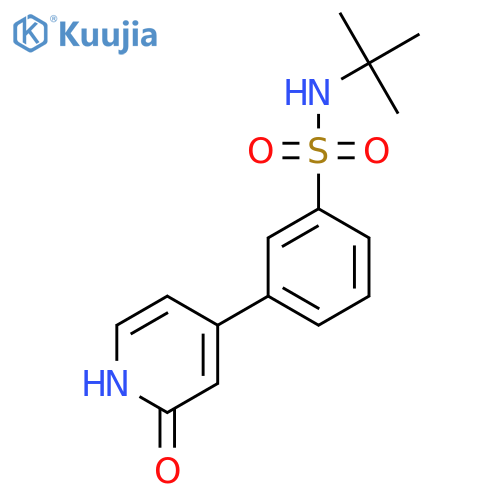 4-(3-T-Butylsulfamoylphenyl)-2-hydroxypyridine structure