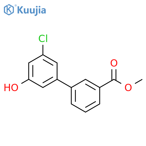 3-Chloro-5-(3-methoxycarbonylphenyl)phenol structure
