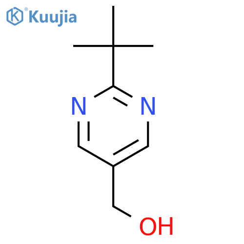 (2-tert-Butylpyrimidin-5-yl)methanol structure