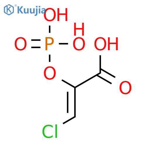 2-Propenoic acid,3-chloro-2-(phosphonooxy)-, (2Z)- structure