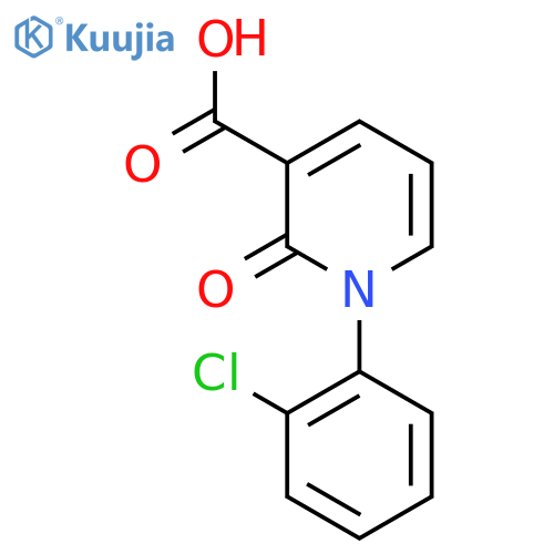 1-(2-Chlorophenyl)-2-oxo-1,2-dihydropyridine-3-carboxylic acid structure