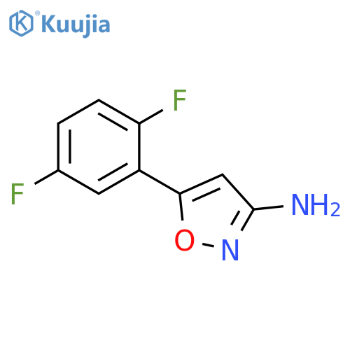 5-(2,5-difluorophenyl)-1,2-oxazol-3-amine structure