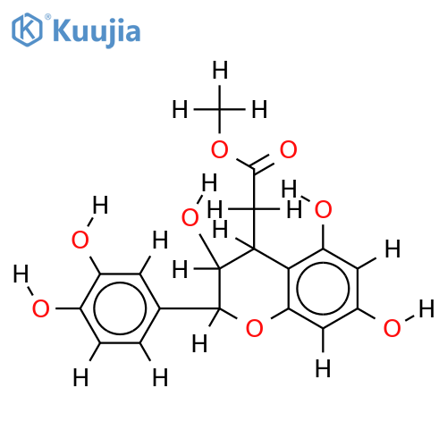 4beta-carboxymethyl-(-)-epicatechin methyl ester structure