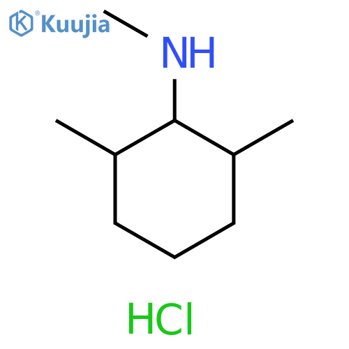 N,2,6-trimethylcyclohexan-1-amine hydrochloride structure